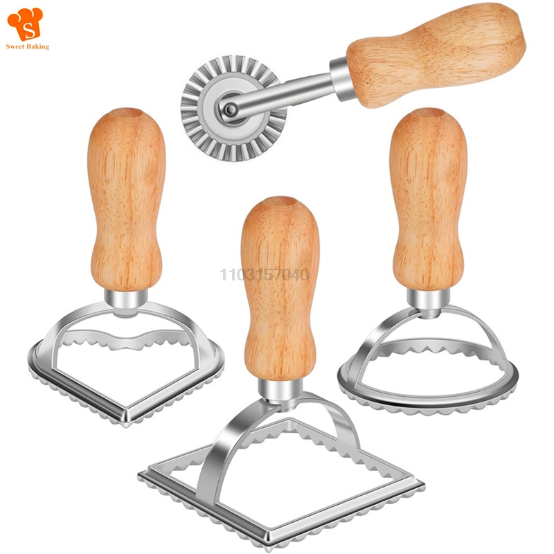 Dumpling Press Set - 3/4Pcs Manual Pasta Molds Set Home