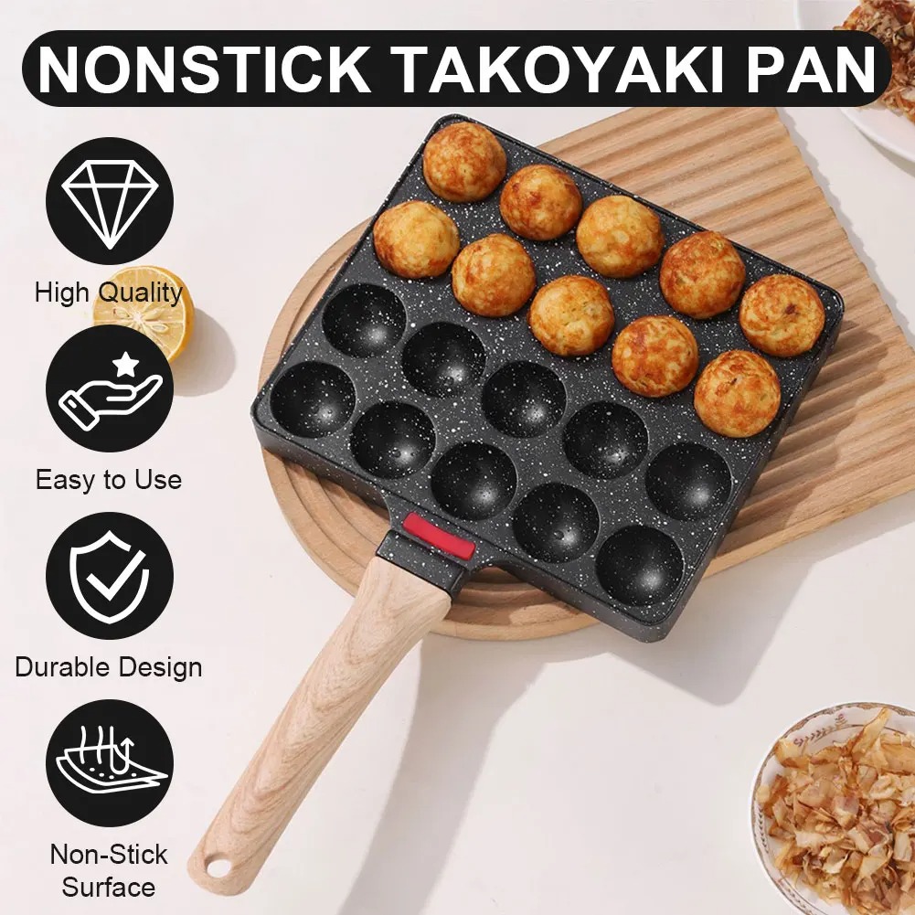 Takoyaki Grill Plate - Takoyaki Pan 20 Molds Takoyaki Maker