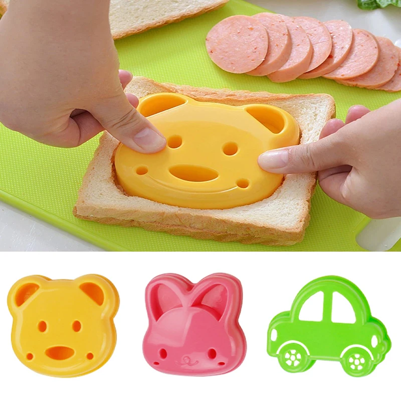 Bunny Cake Mold - 2pcs Sandwich Mould Bear Cat Rabbit