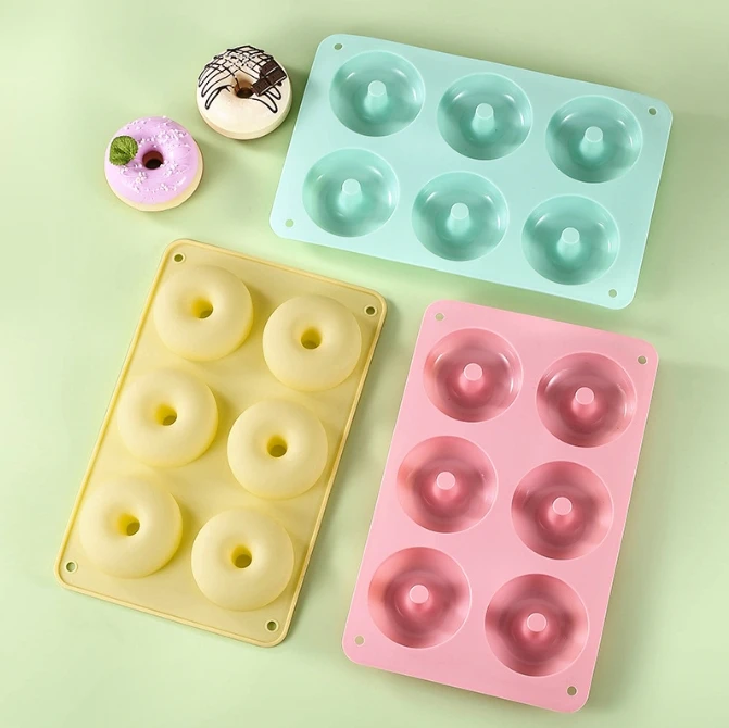 Donut Mold Silicone - Multi Cavity Heat Resistant Silicone Donut