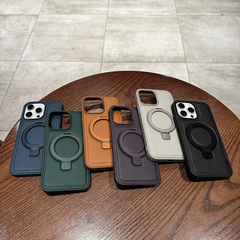 Taco Stand Holder - PU Leather Magnetic Case for Apple