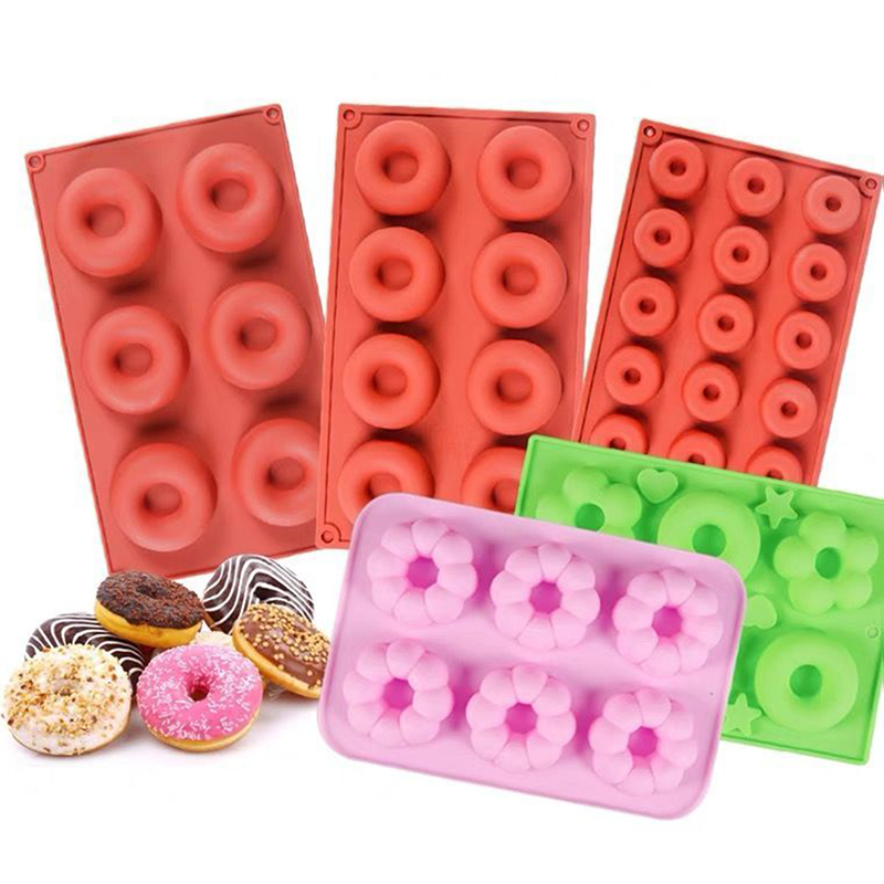 Donut Mold Silicone - Silicone Donut Maker 3D DIY Baking