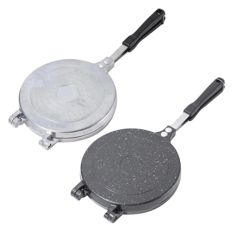 Mini Pancake Griddle - Double Sided Frying Pan Aluminum Alloy