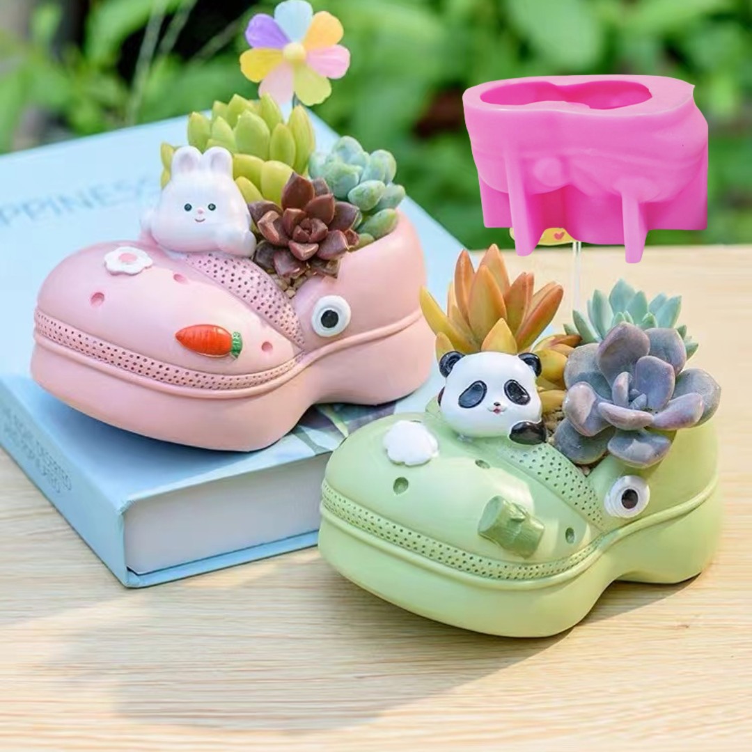 3D Animal Slippers Succulent P - Potsticker Mold recension och pris