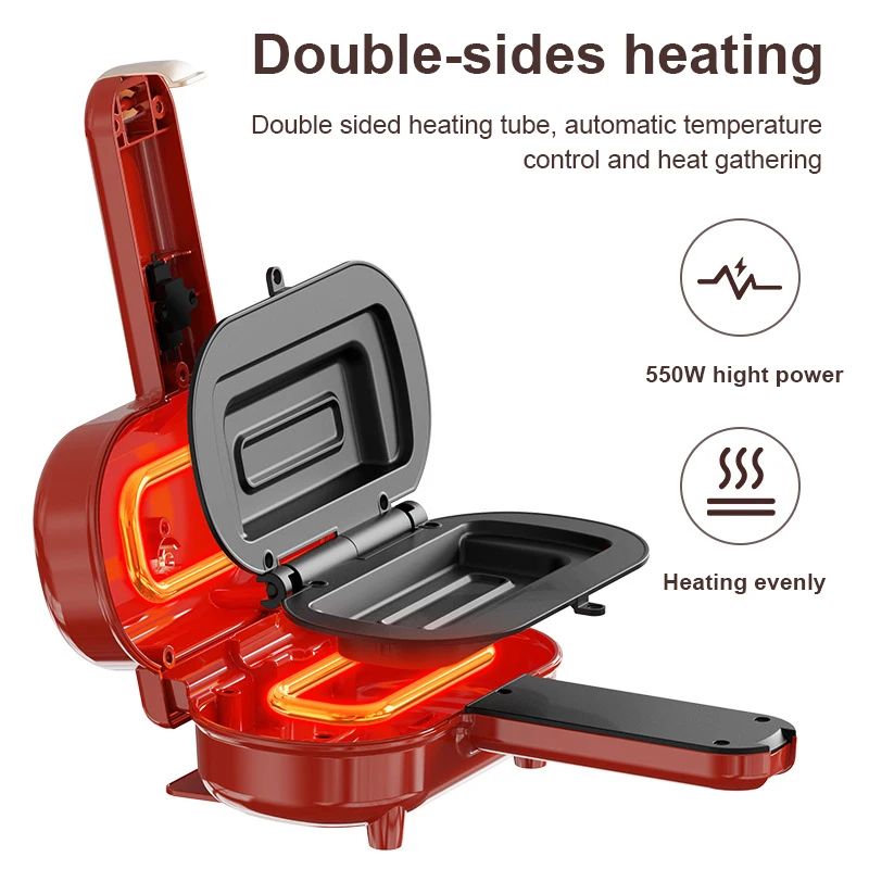 Double-Sided Seal Press Sandwi - Hot Dog Press recension och pris