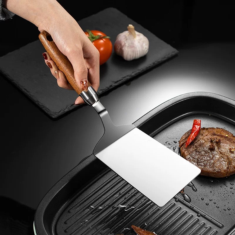Stainless Steel Frying Spatula - Okonomiyaki Spatula recension och pris