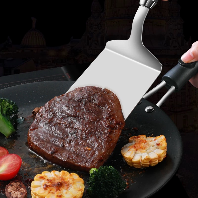 Stainless Steel Frying Spatula - Okonomiyaki Spatula recension och pris