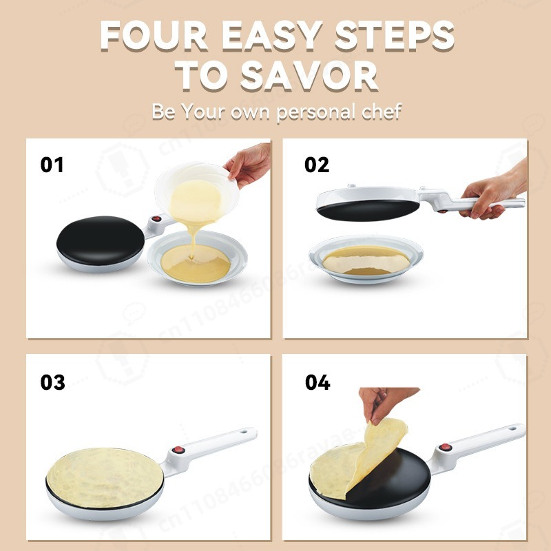 Household Mini Crepe Maker Pan - Spring Roll Wrapper recension och pris