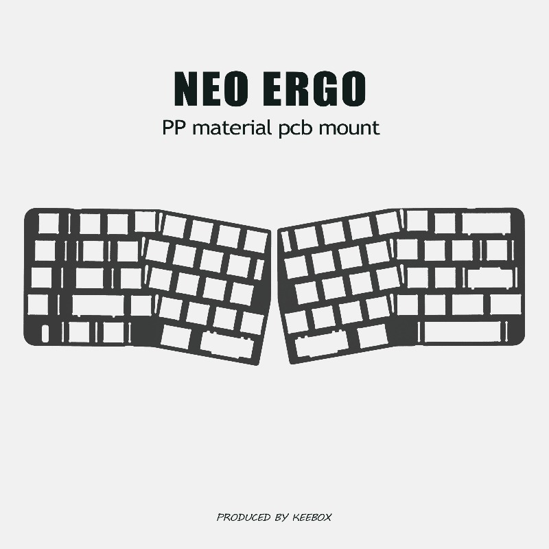 Neo Ergo Keyboard Positioning  - Crepe Pan Carbon recension och pris