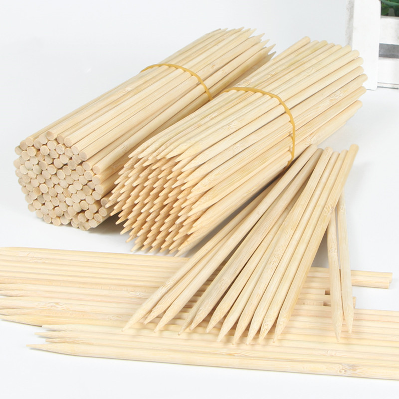 100pcs 20-50CM Disposable Food - Corn Dog Stick recension och pris