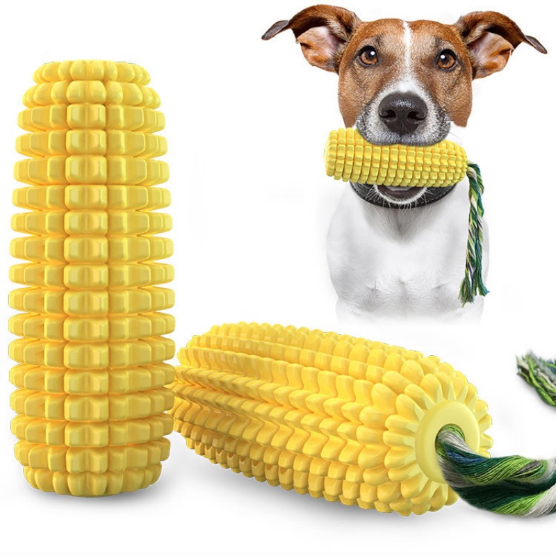 Squeaky Corn Dog Toothbrush Ch - Corn Dog Stick recension och pris