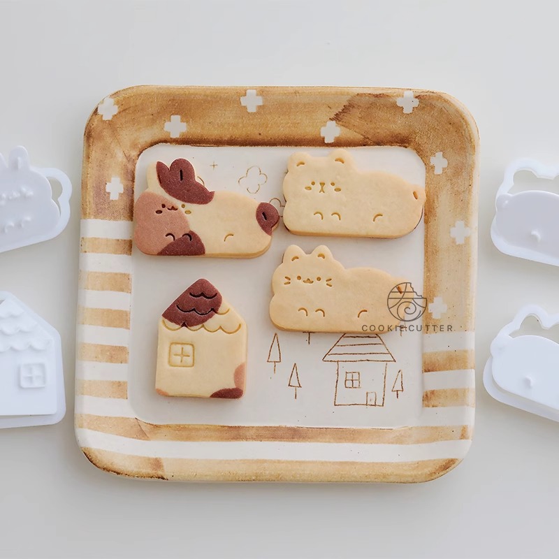 Cartoon Animals Cookie Cutter  - Bunny Cake Mold recension och pris