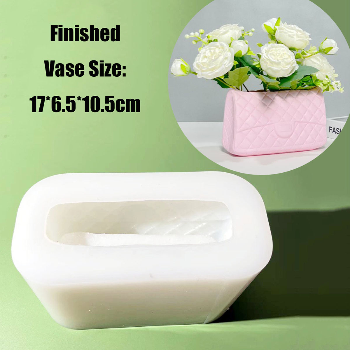 Luxury Handbag Vase Silicone M - Potsticker Mold recension och pris