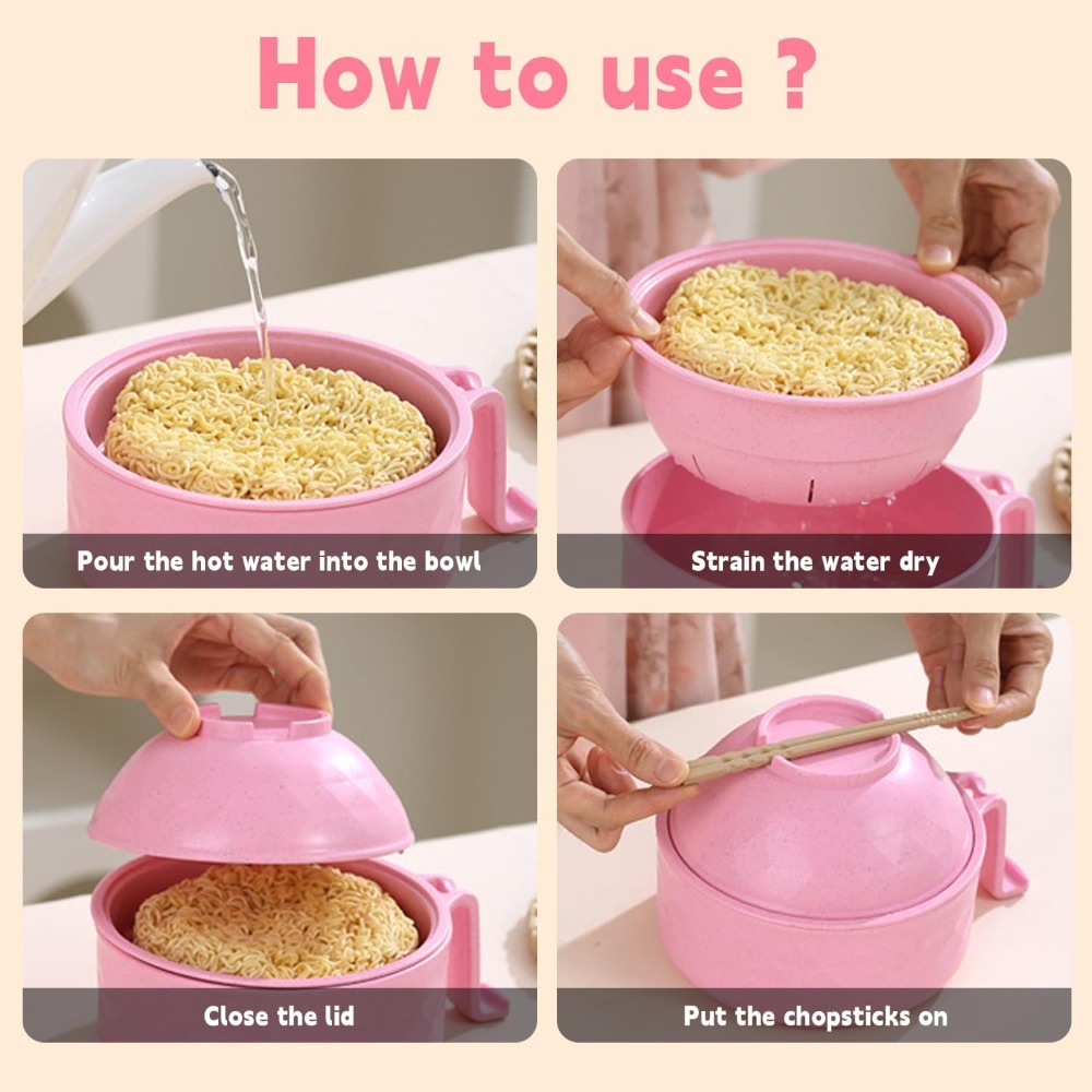 Microwave Ramen Bowl 6-Piece S - Dim Sum Basket recension och pris