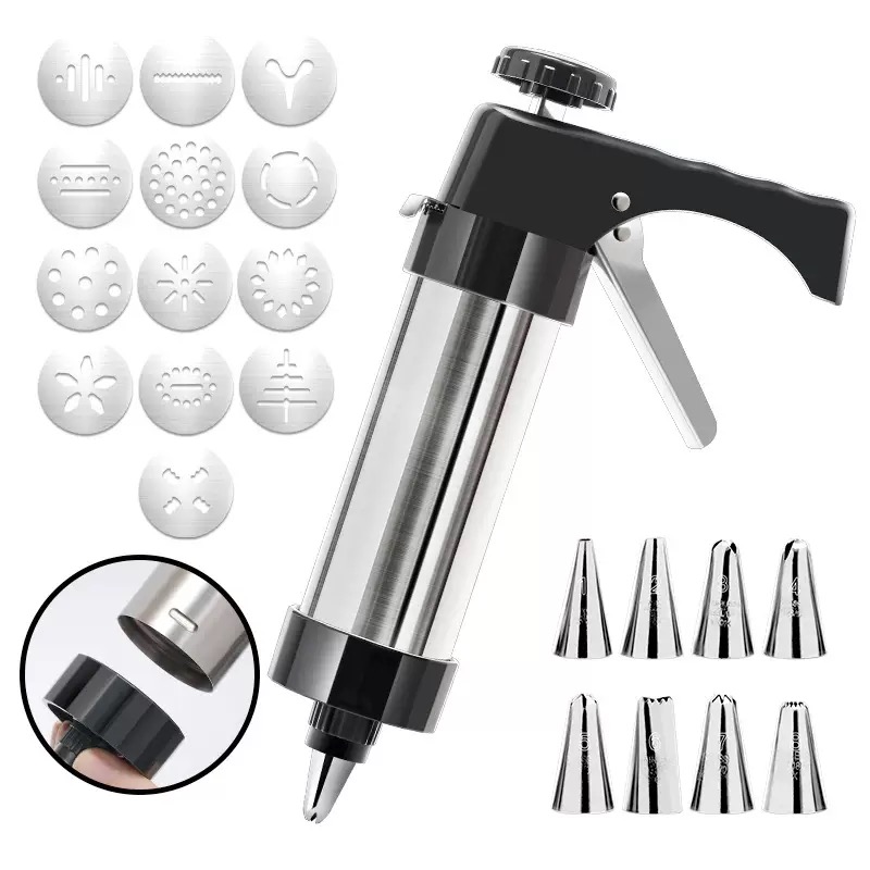 Multipurpose Aluminum Cookie M - Churros Maker Gun recension och pris
