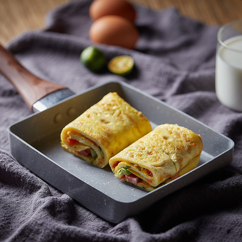 Frying Pan Tamagoyaki Omelette - Mini Pancake Griddle recension och pris