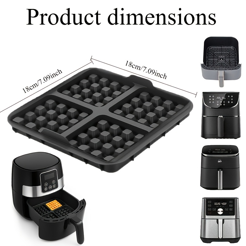 Square Waffle Mold, Non-Stick  - Mini Pancake Griddle recension och pris
