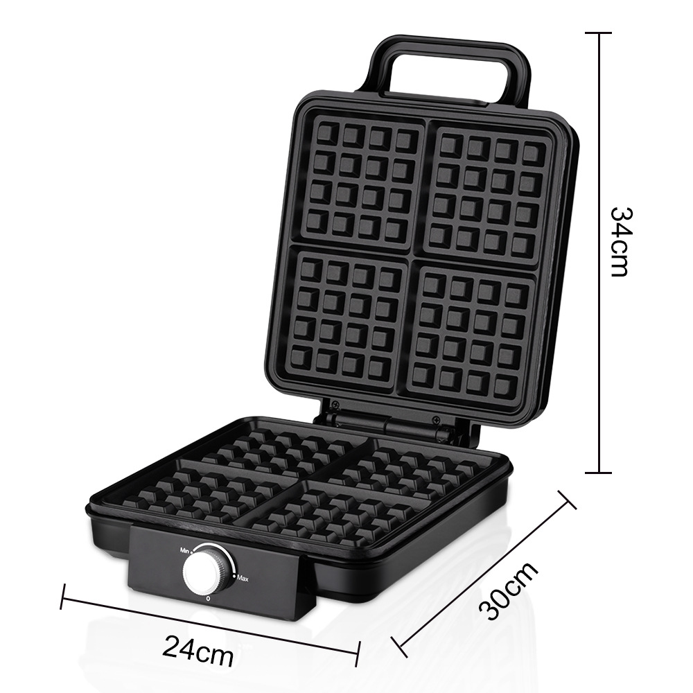 4-Slice Belgian Waffle Maker 1 - Egg Waffle Pan recension och pris