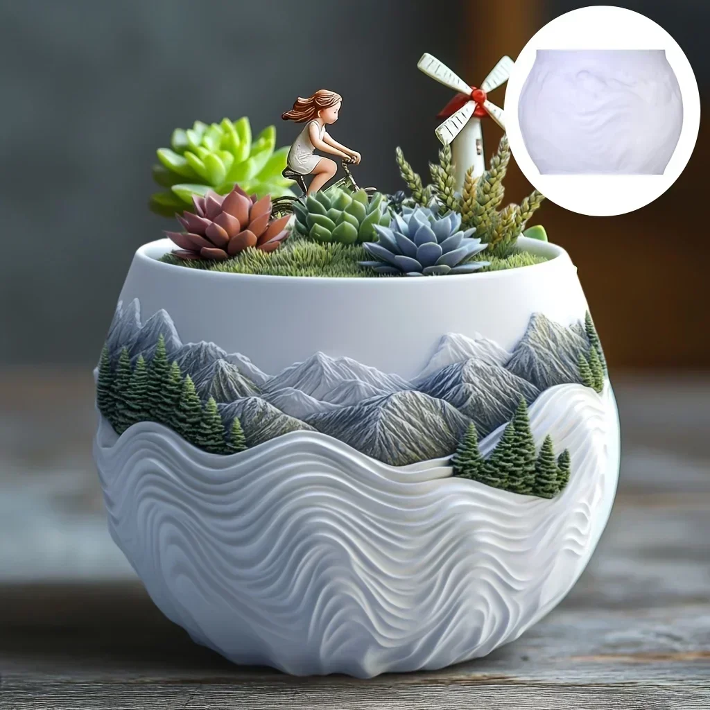 Mountain relief succulent plan - Potsticker Mold recension och pris