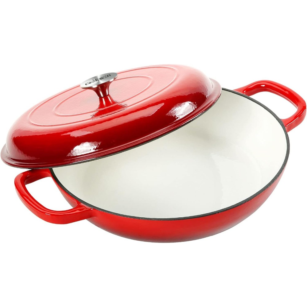 4.5L Dutch Oven Soup Pot Cast  - Cast Iron Corn recension och pris