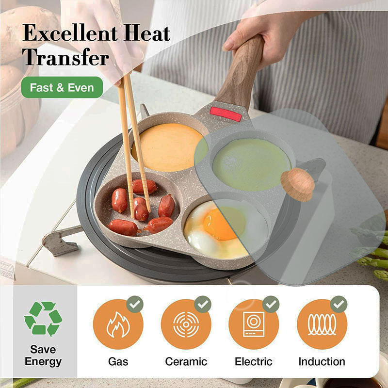 Japanese Omelette Pan Nonstick - Mini Pancake Griddle recension och pris