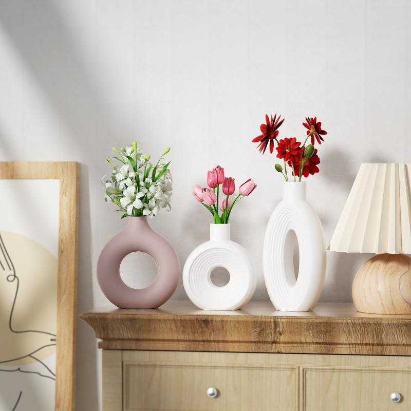 New Nordic Donut Shape Vase Si - Donut Mold Silicone recension och pris