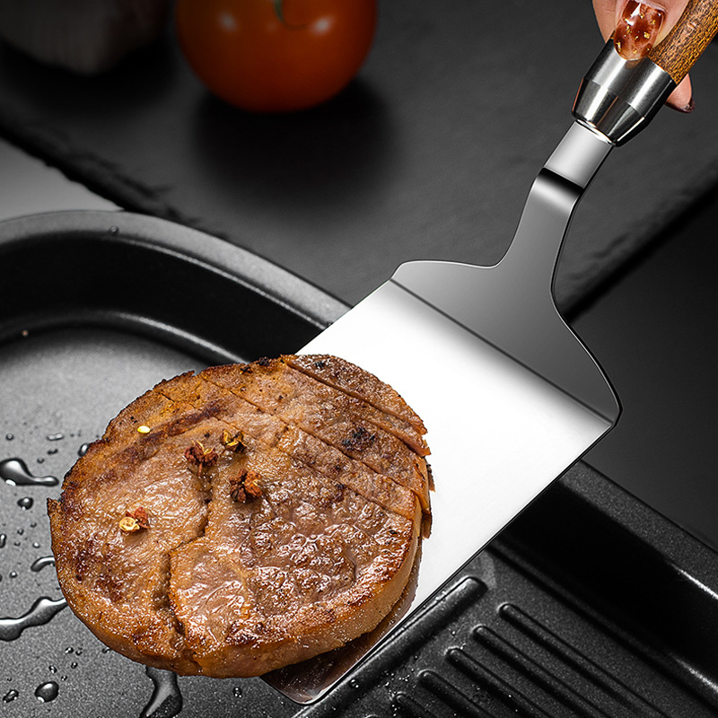 304 Stainless Steel Steak Spat - Okonomiyaki Spatula recension och pris