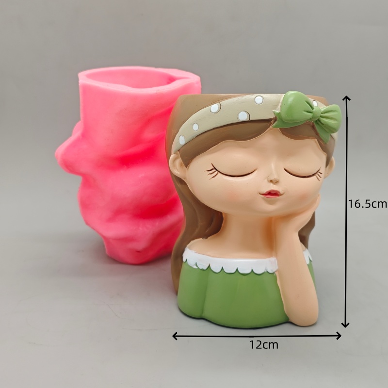 Silicone mold cute bow girl fl - Potsticker Mold recension och pris