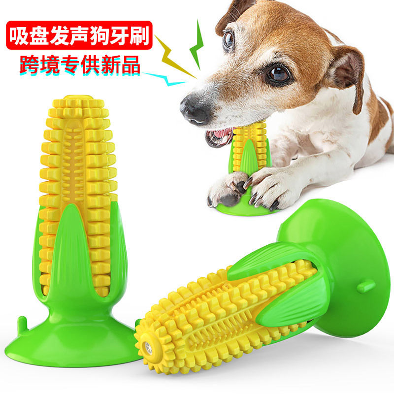Dog toy with suction cup and c - Corn Dog Stick recension och pris