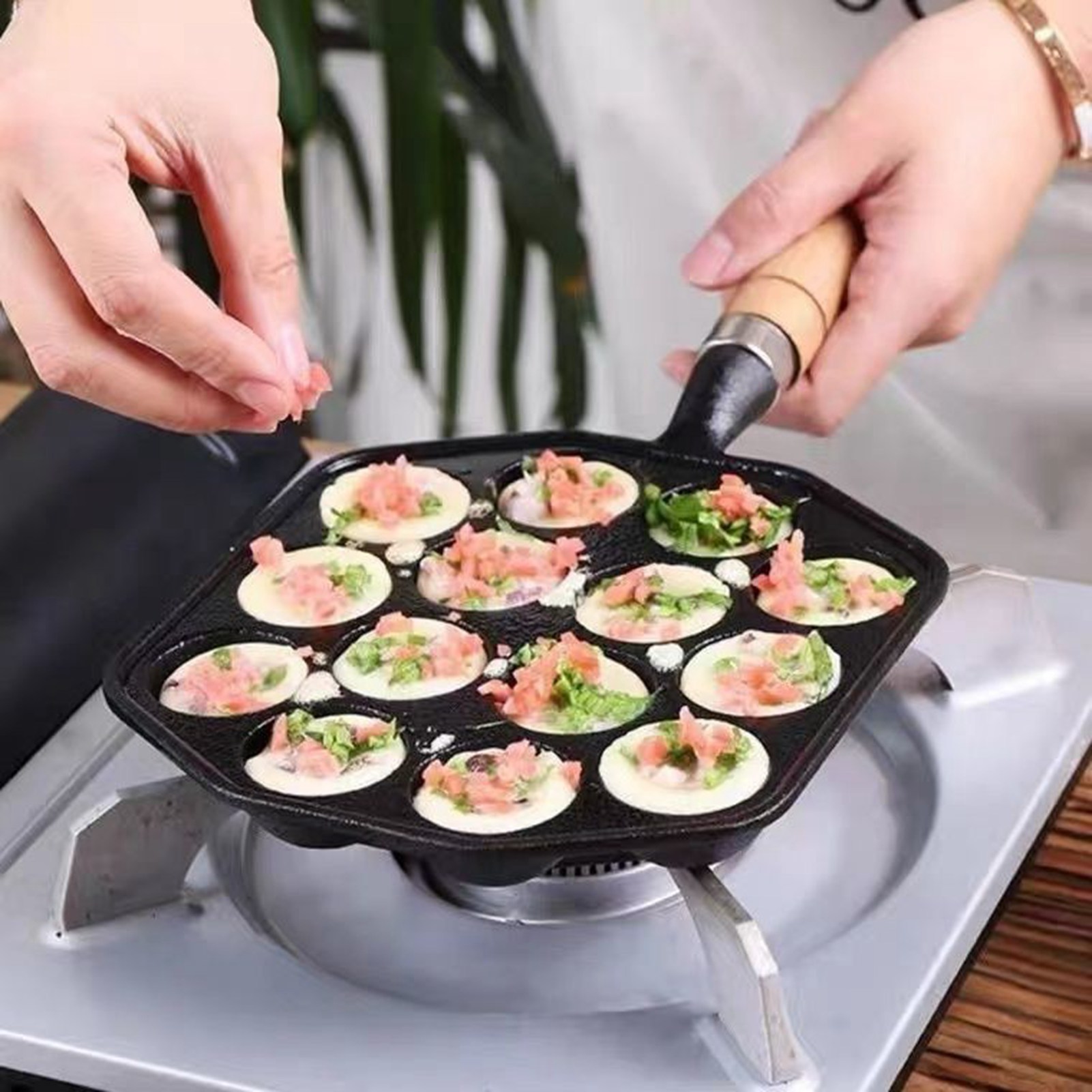 Takoyaki Grill Pan Easy To Cle - Takoyaki Grill Plate recension och pris