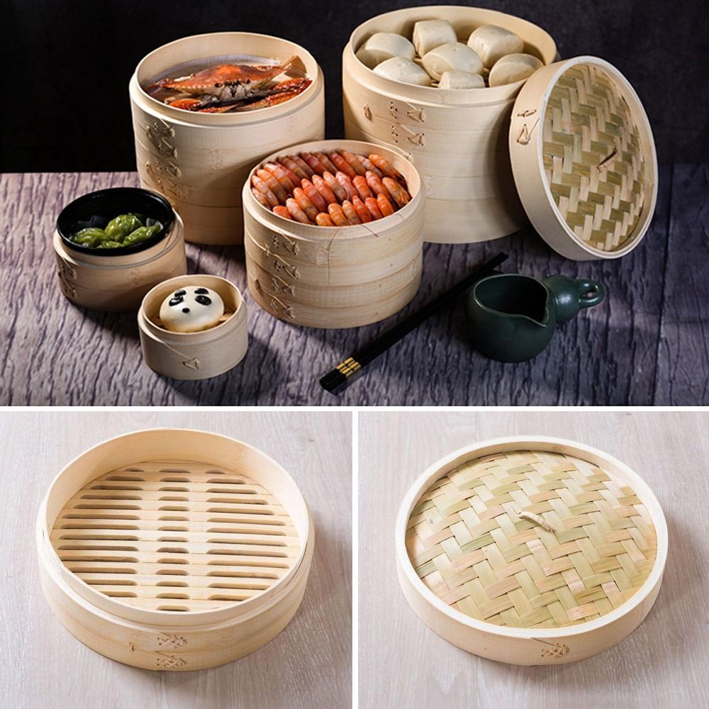 Chinese Steamer Basket Bamboo  - Bao Steamer Bamboo recension och pris