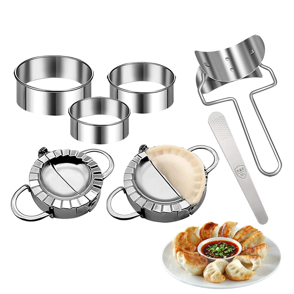 Stainless Steel Dumpling Mold  - Dumpling Press Set recension och pris