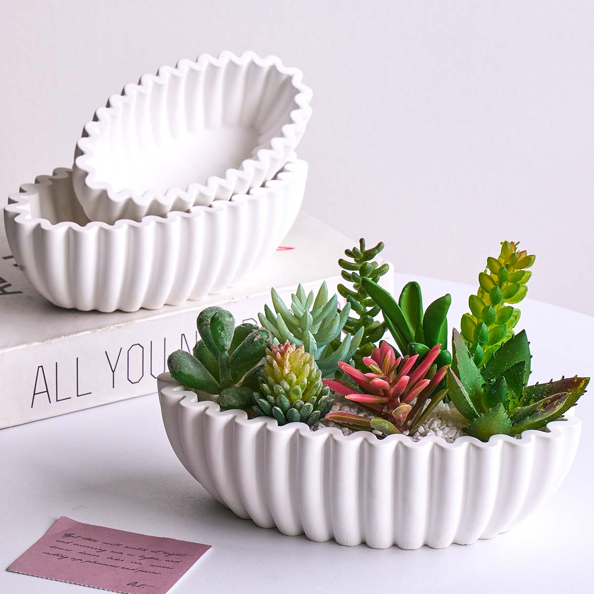 S/M/L Oval Striped Storage Bow - Potsticker Mold recension och pris