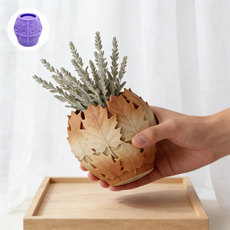 Leaves-shaped silicone art mol - Potsticker Mold recension och pris