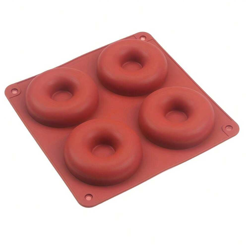 1PC 4 Holes Donut Silicone Mol - Donut Mold Silicone recension och pris