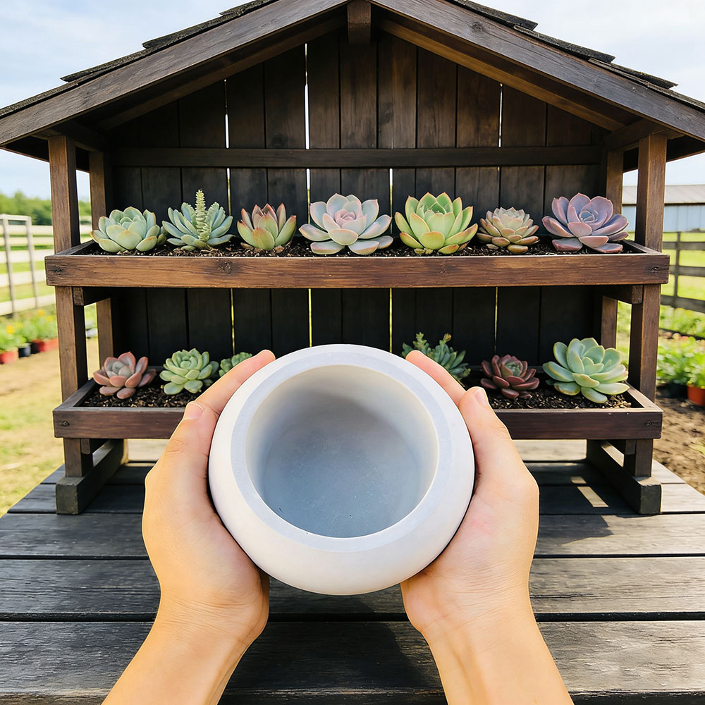Spherical Flowerpot Silicone M - Potsticker Mold recension och pris