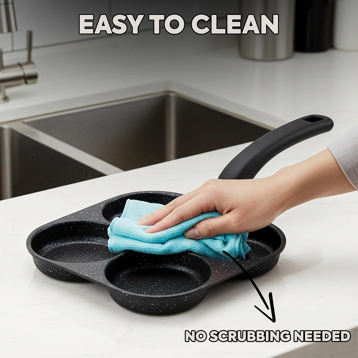 Egg Frying Pan Nonstick Pancak - Mini Pancake Griddle recension och pris